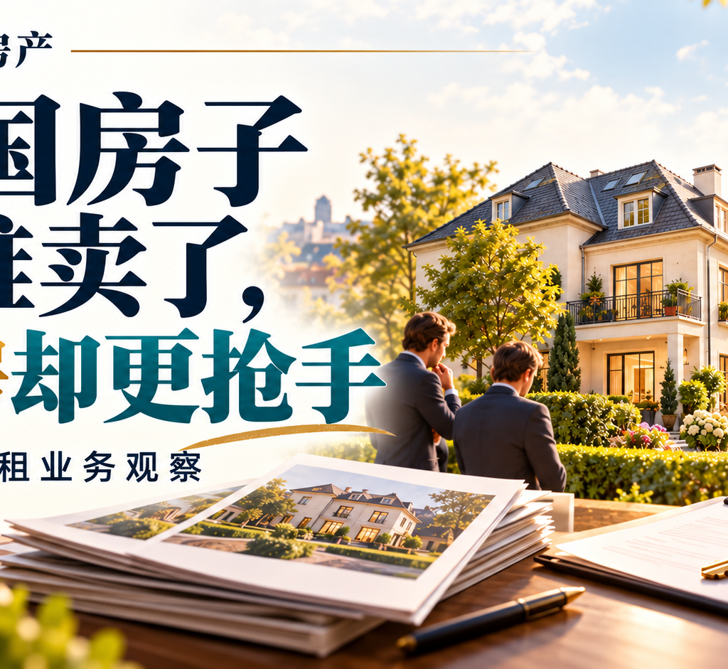 德国房子更难卖了，租房却更抢手，出售与出租业务观察AI示意图